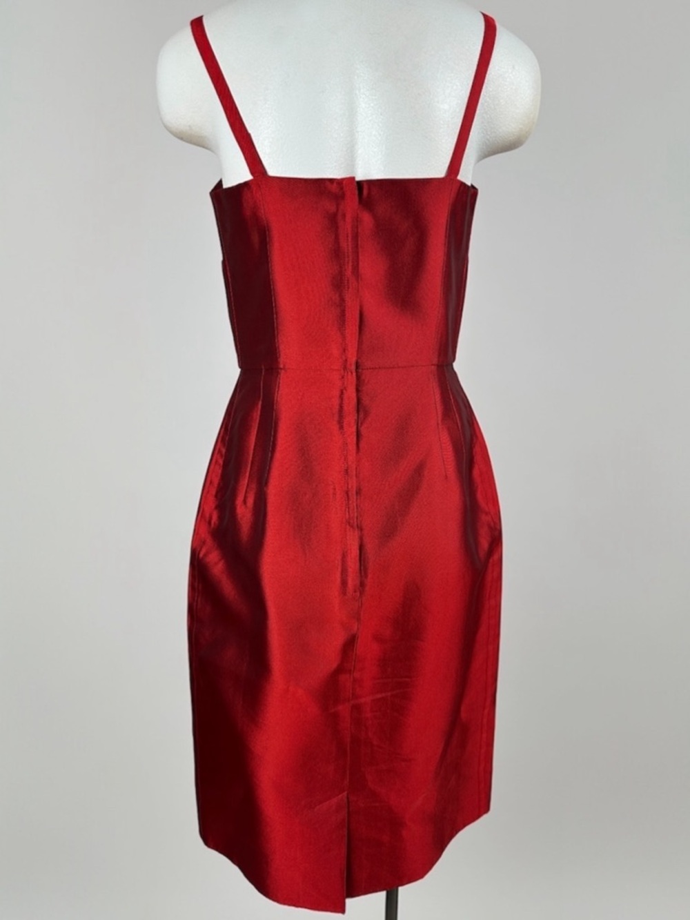 Dolce & Gabbana Red Silk Taffeta Cocktail Dress - Picture 2 of 10